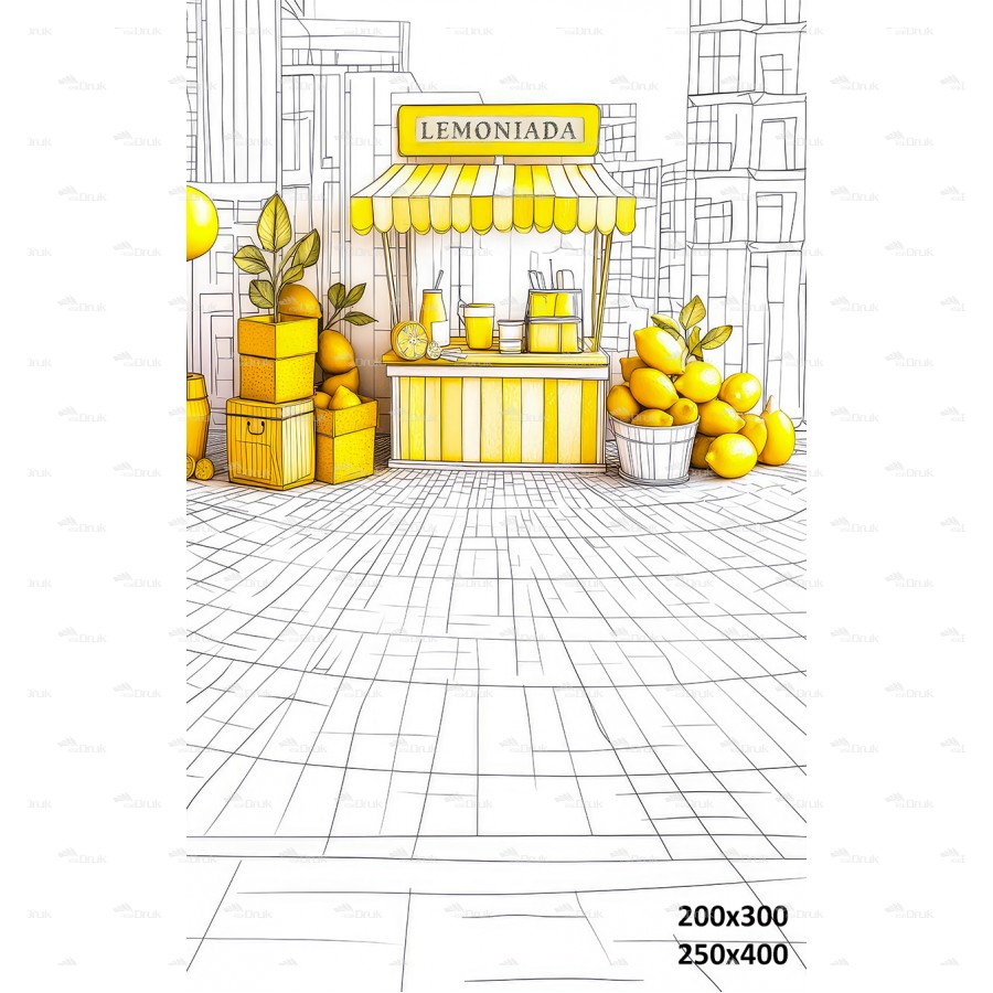 Tło fotograficzne Przedszkole lemoniada 3442